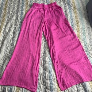 Millibon hot pink pants medium polyester